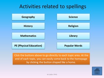 FUN spelling activies on powerpoint with AFL