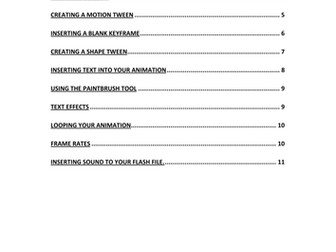 OCR Nationals Unit 20 Flash Helpguide