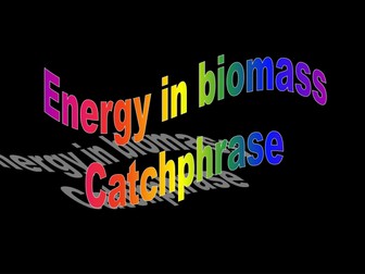AQA new spec B1 5 biomass catchphrase
