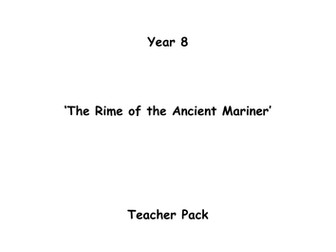 ancient mariner- activity pack