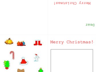 Create your own Santa and make a Christmas card