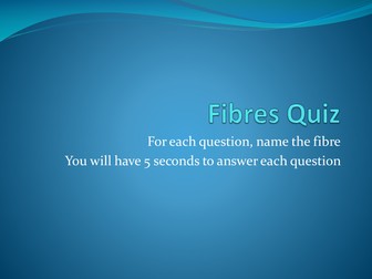 Fibres quiz