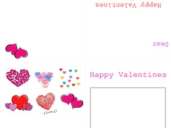 Make a Valentines Card Template