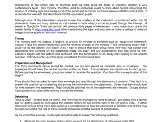 MEDC LEDC Mystery activity