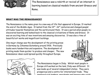 Introduction to the Renaissance