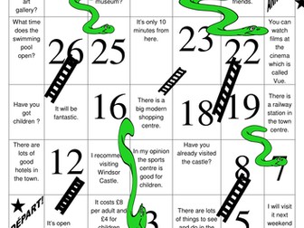 Tourist Office Snakes and Ladders game