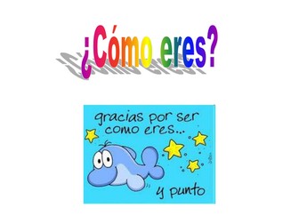 Describing yourself in Spanish