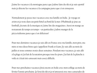 Learning to learn for Controlled Assessments