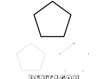 Geometric shapes: Pentagon