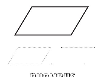 Geometric shapes: Rhombus