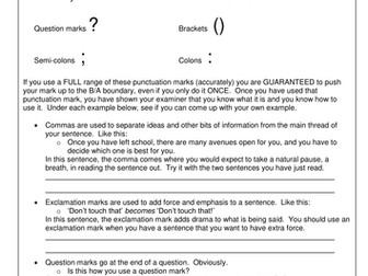 Improving Writing Skills Worksheets