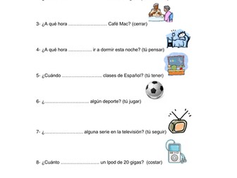 Irregular Verbs - Present Tense