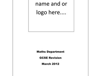 GCSE D to C Borderline Revision Questions
