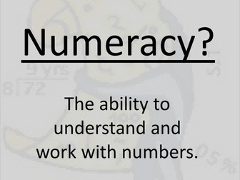 Numeracy assembly whole school