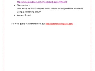 A Puzzling Launch For SCRATCH