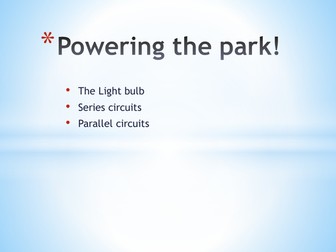 Circuits-Series and Parallel