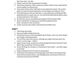My 8 Do's & Don'ts to feel happier in a PGCE year