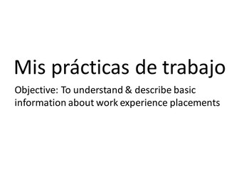 MIs practicas de trabajo