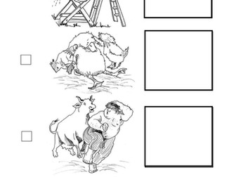 Farmer Duck word and pic matching