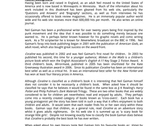 Coraline by Neil Gaiman