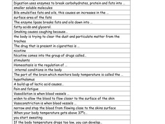 B1 revision loop cards (with answers)