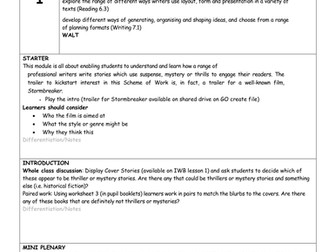 creative writing for year 7