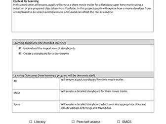 Creating a Superhero Movie Trailer (Movie Maker)