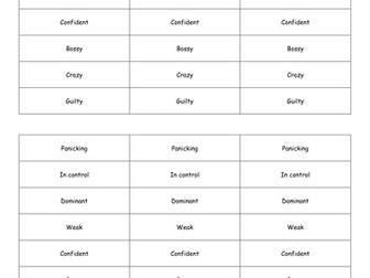 Tone Cards To Work With S&L Assignments