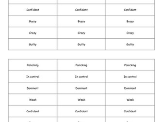 Tone Cards To Work With S&L Assignments