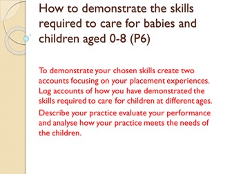 BTEC - Childcare - Baby care