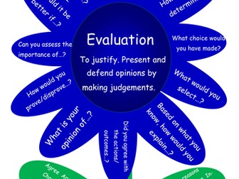 Blooming Bloom's Taxonomy Flowers