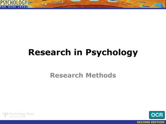 Pscychology Full lesson - Research methods