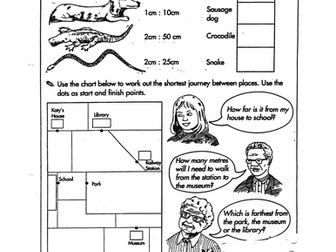 Using scales on maps