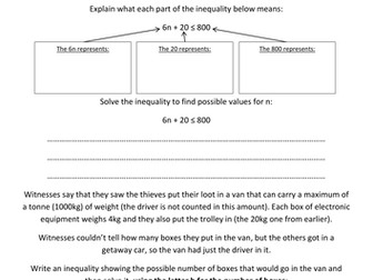 The Inequaliser - Inequalities