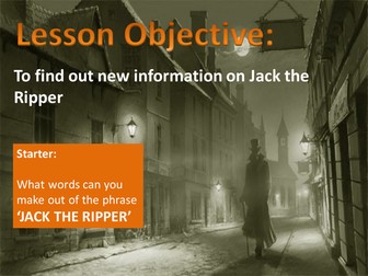 Jack The Ripper – Documentary lesson