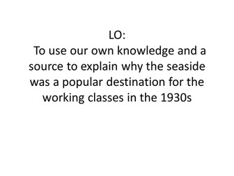 Seaside – History of the seaside 1930