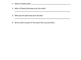 Flannan Isle Research
