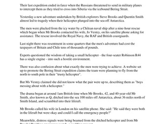 Explorers or Boys Messing About? [Edexcel Extract]