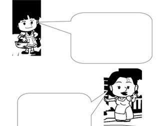 Red Riding Hood Speech Bubbles