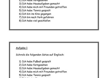 Past Tense Challenge