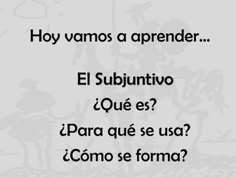 Introduction to Subjunctive