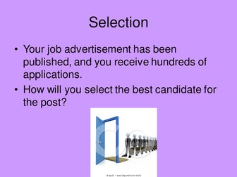 CVs and Application Forms