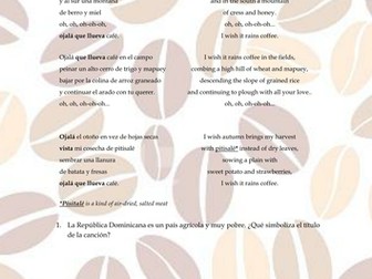 Subjunctive through a song