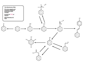 Benzene and aromatic chemistry flowsheet OCR F324