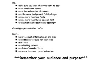 Creating a Non-Linear Presentation