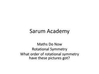 Rotational symmetry - photos