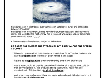 Formation of a Hurricane: higher and lower ability