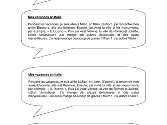 introduction to the past tense