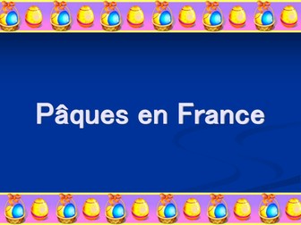 Carnival/Easter in France