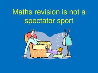 Maths Assembly - Preparation for GCSE Exam